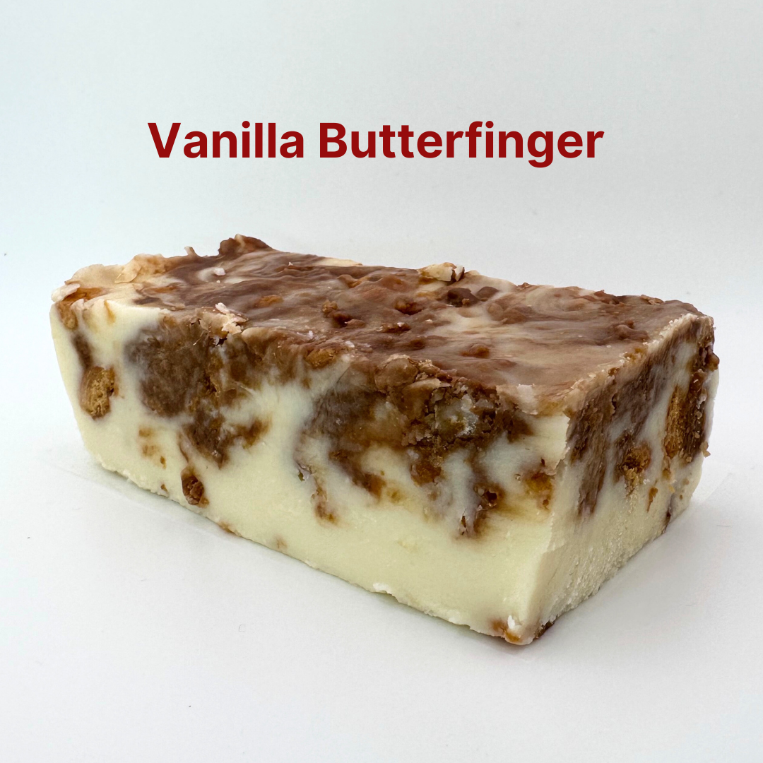 Vanilla Butterfinger Fudge