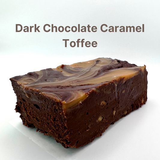 Dark Chocolate Caramel Toffee Fudge