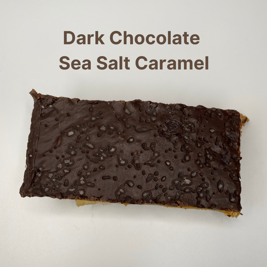 Dark Chocolate Sea Salt Caramel Fudge